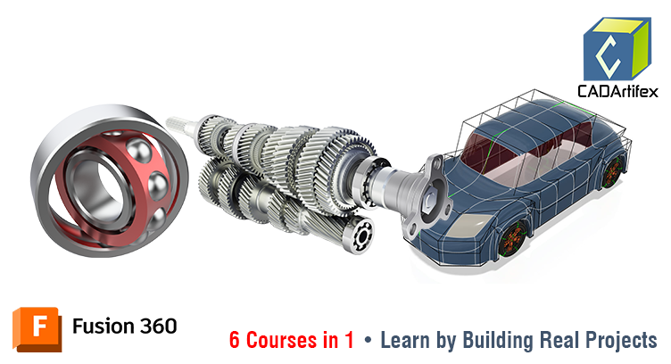 Fusion 360 Mastery Pack: Design, Sculpt & Build Real Projects (6-in-1 Course Combo)